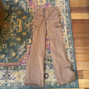 Brown cargo jeans